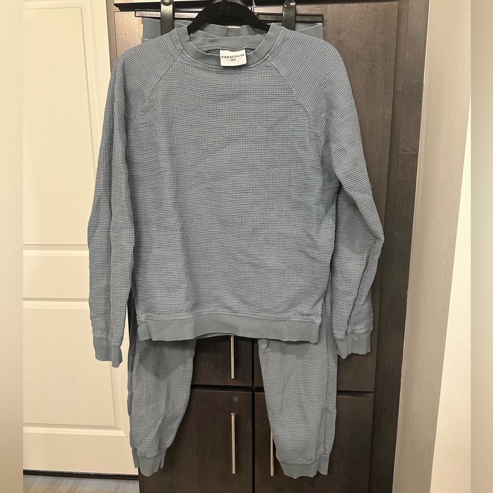 Parachute Waffle Lounge Set Blue size Small